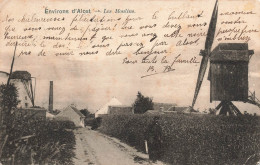 [-5%] BELGIQUE - Environs DAlost - Les Moulins - Champ - Villa - Sentier - Ed Nels - Ob 1904 - Animé - Carte Posta - Aalst