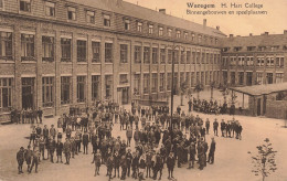 [-5%] BELGIQUE - Waregem - H. Hart College Binnengebouwen En Speelplaatsen - Etablissement Gyselynck - Carte Postale Anc - Waregem