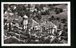 AK Zizers, Blick Auf Das Szt. Johannes - Stift, Fliegeraufnahme  - Zizers