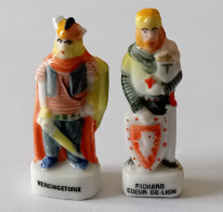 FEVE  - FEVES - "LES GRANDES FIGURES DE L'HISTOIRE 1997" - LOT DE 2 - History
