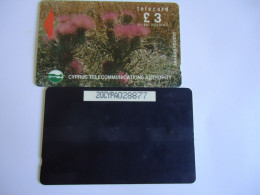 CYPRUS USED CARD FLOWERS CACTUS 20CYPA - Flowers