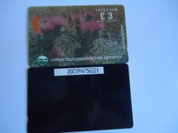 CYPRUS USED CARD FLOWERS CACTUS 20CYPA - Flowers