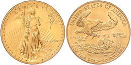 50 Dollars (1 Unze Feingold) 1987. Liberty. 33,93 G. 917/1000. Stempelglanz. Krause/Mishler 219. - Altri & Non Classificati