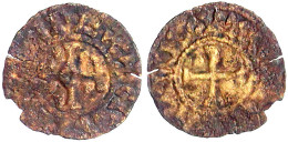 Zeitgenössische Fälschung In Kupfer Zum Denar Der Münzstätte Orleans. Schön, Schrötlingsrisse Und Kl. Randausbruch. Morr - Other & Unclassified