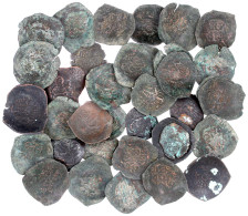 35 Tracheis (Schüsselmünzen) Meist Des Lateinischen Kaiserreiches (1204-1261). Untersch. Erhalten - Other & Unclassified