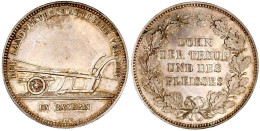 Silberne Prämienmedaille O.J. V. Losch, Lohn Der Treue Und Des Fleisses. Der Landwirtschaftliche Verein In Bayern. Pflug - Other & Unclassified