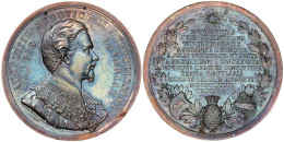 Bronzemedaille 1882 V. Ries, A.d. 300 Jf. Der Julius-Maximilian-Universität In Würzburg. Brb. Im Hermelinmantel N. R./Sc - Other & Unclassified