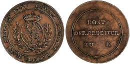 Kupfermarke 1797 Des Militär-Arbeitshauses. Kurwappen Im Kranz / KOST DER ARBEITER Zu... K. Sehr Schön/vorzüglich. Hause - Other & Unclassified