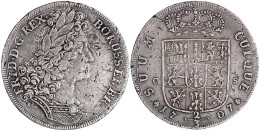 2/3 Taler 1707 CS, Berlin. Fast Sehr Schön, Starke Kratzer, Selten. V. Schrötter 97. Davenport. 287. - Other & Unclassified