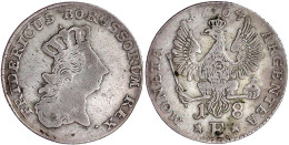 18-Gröscher 1764 E, Königsberg. Kleiner Kopf. Gutes Sehr Schön. Olding 195b. V. Schrötter 1013. - Other & Unclassified