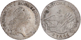 Reichstaler 1766 A, Berlin. 22,14 G. Sehr Schön, Min. Zainende. Olding 69d. V. Schrötter 459. Davenport. 2586. - Other & Unclassified