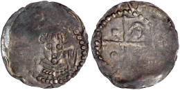 Dünnpfennig O.J. Barhäuptiges Brustbild V.v. Mit Krummstab Und Buch/Kreuz, In Den Winkeln Je Eine Kugel, Bzw. Einmal Das - Other & Unclassified