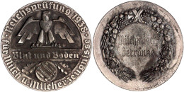 Zinkmedaille 1938. Reichsnährstand Reichsprüfung Für Milch Und Milcherzeugnisse "Milchmisch-Getränke". 60 Mm. Sehr Schön - Other & Unclassified