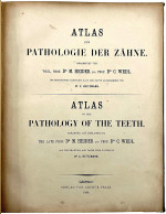 Buch: HEIDER/WEDL/HEITZMANN. Atlas Zur Pathologie Der Zähne / Atlas To The Pathology Of The Teeth. Leipzig 1869. 33,5 X  - Other & Unclassified