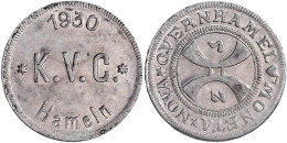 Aluminiummarke O. Wertangabe 1930. K.V.G. Rs. Wappen Mit Umschrift "OVERNHAMEL MONETA NOVA". 20 Mm. Sehr Schön/vorzüglic - Other & Unclassified