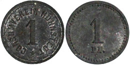 Zinkmarke Zu 1 Pf. O.J. CONSUMVEREIN. 14 Mm. Sehr Schön, Selten. Menzel -(vgl.11708). - Other & Unclassified