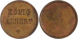 Messingmarke O. Wertangabe O.J. Rs. Leer. 20,6 Mm. Sehr Schön/vorzüglich, Schöne Patina, Kl. Kratzer, Menzel 34086.1. - Other & Unclassified