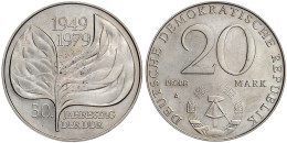 20 Mark 1979 A, Blattprobe. Prägefrisch. Jaeger 1573 P. - Other & Unclassified