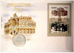 10 Mark Semperoper Dresden 1985 A, Eingelegt Im Numisbrief V. 12.02.1985. Stempelglanz. Jaeger 1600. - Other & Unclassified