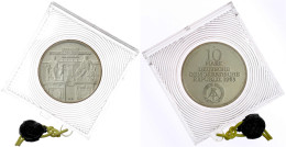 10 Mark 1985 A, Humboldt Uni. Polierte Platte, Original Verplombt. Jaeger 1606. - Other & Unclassified
