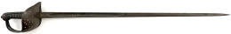 Kavalleriesäbel Der Penang Volunteers, Hersteller Hobson & Sons, London. Länge 98 Cm. Etwas Rostig, Rochenhaut Am Gr - Knives/Swords