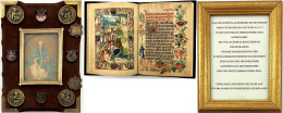 Faksimile Zum Fest-Epistolar Kurfürst Friedrichs Des Weisen (Nürnberg 1507-1509). 25 X 35 Cm. Mit Begleitbuch Und Gerahm - Unclassified