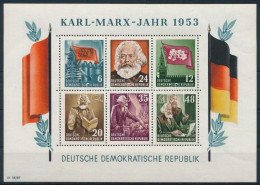** NDK 1953 Marx Blokk Mi 8 A (Mi EUR 100.-) - Other & Unclassified