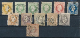 O Ausztria 1867 12 Db Bélyeg (50kr Közepén Lyuk / Hole) - Other & Unclassified
