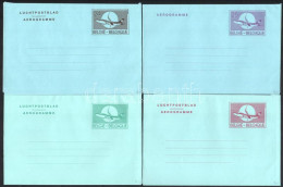 Belgium 4 Db Használatlan Díjjegyes Aerogramm - Other & Unclassified