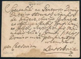 1782-1791 Félportós Levél, 4kr Félportóval "Von Ofen" - Kassán át Leutschau-ba - Other & Unclassified