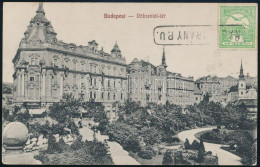 ~1913 TCV Képeslap Turul 5f Bélyeggel, "NAGYSURÁNY" Pályaudvari Bélyegzéssel Angliába - Other & Unclassified