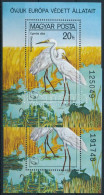 ** 1980 Madarak 2 Db Blokk Vékony és Vastag Sorszámmal - Other & Unclassified
