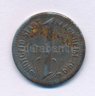 Német Birodalom / Weimari Köztársaság / Mannheim 1919. 10pf Szükségpénz T:VF, Korrózió German Empire / Weimar Republic / - Unclassified