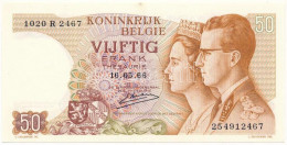 Belgium 1966. 50Fr "1020 R 2467" T:UNC Belgium 1966. 50 Francs "1020 R 2467" C:UNC Krause 139. - Unclassified
