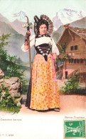 [-5%] SUISSE - Bern - Berner Trachten - Costumes Bernois - Femme - Folklore - Colorisé - CPN - Carte Postale Ancienne - Bern