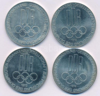 NDK 1973-1974. 4xklf Cu-Ni Kétoldalas Olimpiai érem, Közte 1973. Friedrich Ludwig Jahn Cu-Ni érem, Stb. T:XF GDR 1973-19 - Unclassified