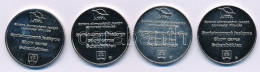 Szlovákia / Körmöcbánya DN(~1990) 4db-os Fém Emlékérem Tétel "Szlovákia 12 Leghíresebb Barlangja" Sorozatból, Kapszulába - Unclassified