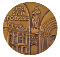 Szlovákia 2007. "770 éves Az Ipolyság" Egyoldalas Bronz Emlékérem Tokban (60mm) T:UNC Slovakia 2007. "700th Anniversary  - Unclassified