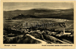 ** T1 Hárskút, Lipovník (Rozsnyó); Soroskői Szerpentinút, Háttérben A Krasznahorkaváraljai Vár / Serpentine Road, Church - Unclassified