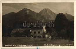 T2 1926 Mittagskogel (Karawanken), Worouz / Chalet, Tourist House, Mountain. S. Bogensberger Photo - Unclassified