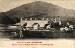 ** T3 Saint-Pierre, Une Vue Prise De La Montagne Pelée, 1902. (wet Corners) - Unclassified
