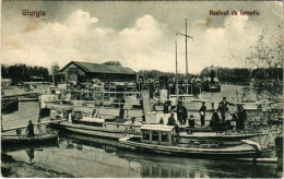* T2/T3 1929 Giurgiu, Gyurgyevó, Gyurgyó; Basinul De Iernatic / Port, Ships, Barges (EK) - Non Classés
