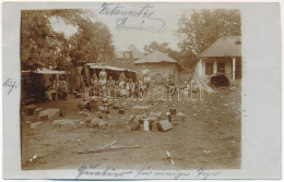 * T2/T3 Vitanesti, Német Katonai Csapatok / WWI German Military, Group Of Soldiers. Photo - Non Classés