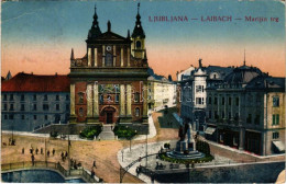 T3 1917 Ljubljana, Laibach; Marijin Trg / Square (EB) - Unclassified