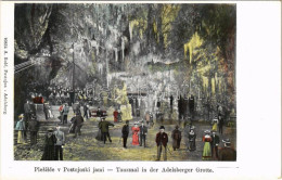 ** T1/T2 Postojnska Jama, Adelsberger Grotte; Plesisce V Postojnski Jami / Tanzsaal / Dancing Hall In The Cave, Interior - Unclassified