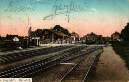 T2/T3 1916 Pragersko, Pragerhof; Bahnhof / Railway Station, Locomotives, Trains (EK) - Unclassified