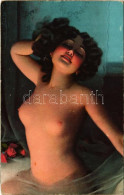 ** T2/T3 Erotic Nude Lady Art Postcard (EK) - Unclassified