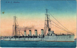 T2 1916 SMS Novara Az Osztrák-Magyar Haditengerészet Helgoland-osztályú Gyorscirkálója / K.u.K. Kriegsmarine Kleiner Kre - Unclassified
