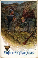 * T2/T3 1915 Musik Im Schützengrabens! Deutscher Schulverein Karte Nr. 741. / WWI German And Austro-Hungarian K.u.k. Mil - Unclassified