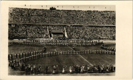 * T2 Budapest XIV. Népstadion Megnyitó ünnepsége. Képzőművészeti Alap Képeslap + "1954 XII. Főiskolai Világbajnokság" So - Unclassified